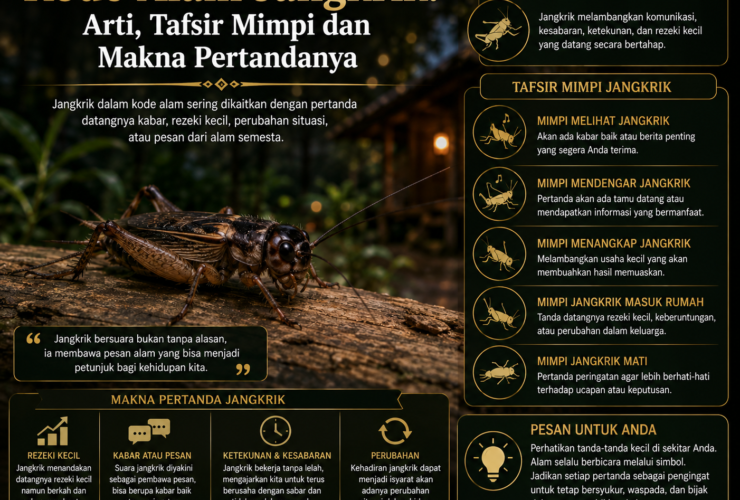 Kode Alam Jangkrik: Arti, Tafsir Mimpi dan Makna Pertandanya